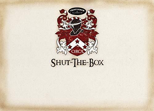 Front Porch Classics Front Porch Classics Circa Shut-the-Box, Wooden 9 Number Dice Game with Case for Travel, for Adults and Kids Ages 8 and Up