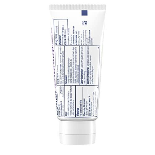 Desitin Desitin Maximum Strength Baby Diaper Rash Cream with 40% Zinc Oxide for Treatment, Relief & Prevention, Hypoallergenic, Phthalate- & Paraben-Free Paste, 4 oz