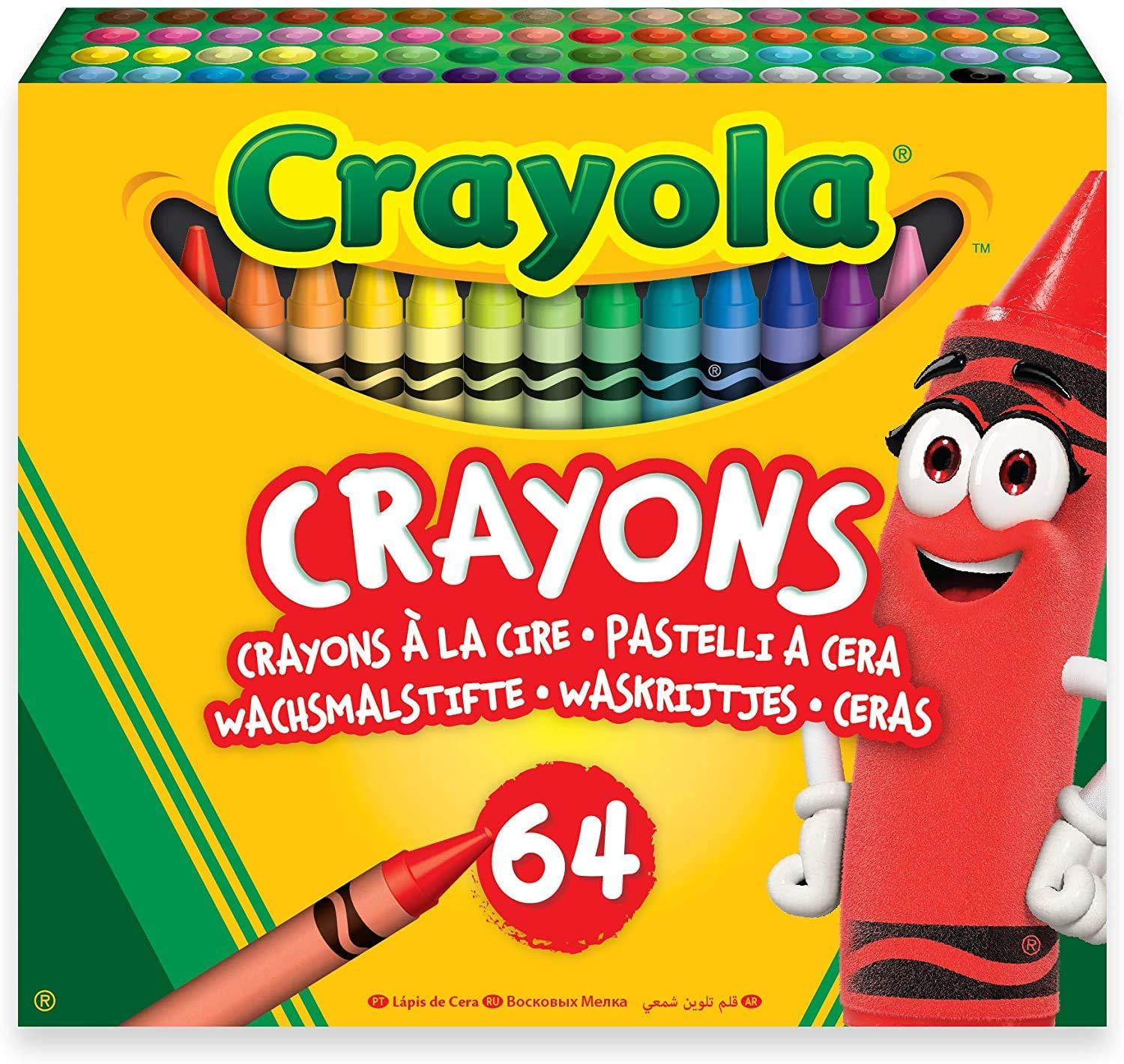 Crayola 64-Pack Crayons with Sharpener