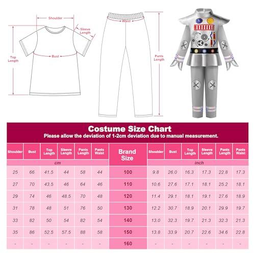ReliBeauty ReliBeauty Robot Costume for Kids Toddler Boys Costume Toddler,8-9/140