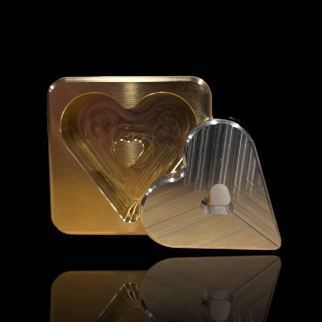 JP GAMES LTD Heart in Heart Puzzle - Luxury Collectible Metal Puzzle by Wil Strijbos, Streetwise Puzzles