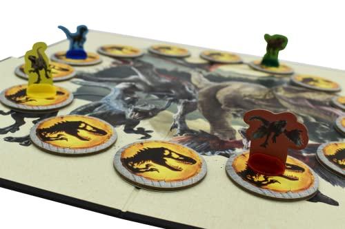 Cartamundi Cartamundi Jurassic World Dino Chase Board Game, Exciting Family Friendly Dinosaur Game, for 2-4 Players, Great Gift for Kids Aged 4+