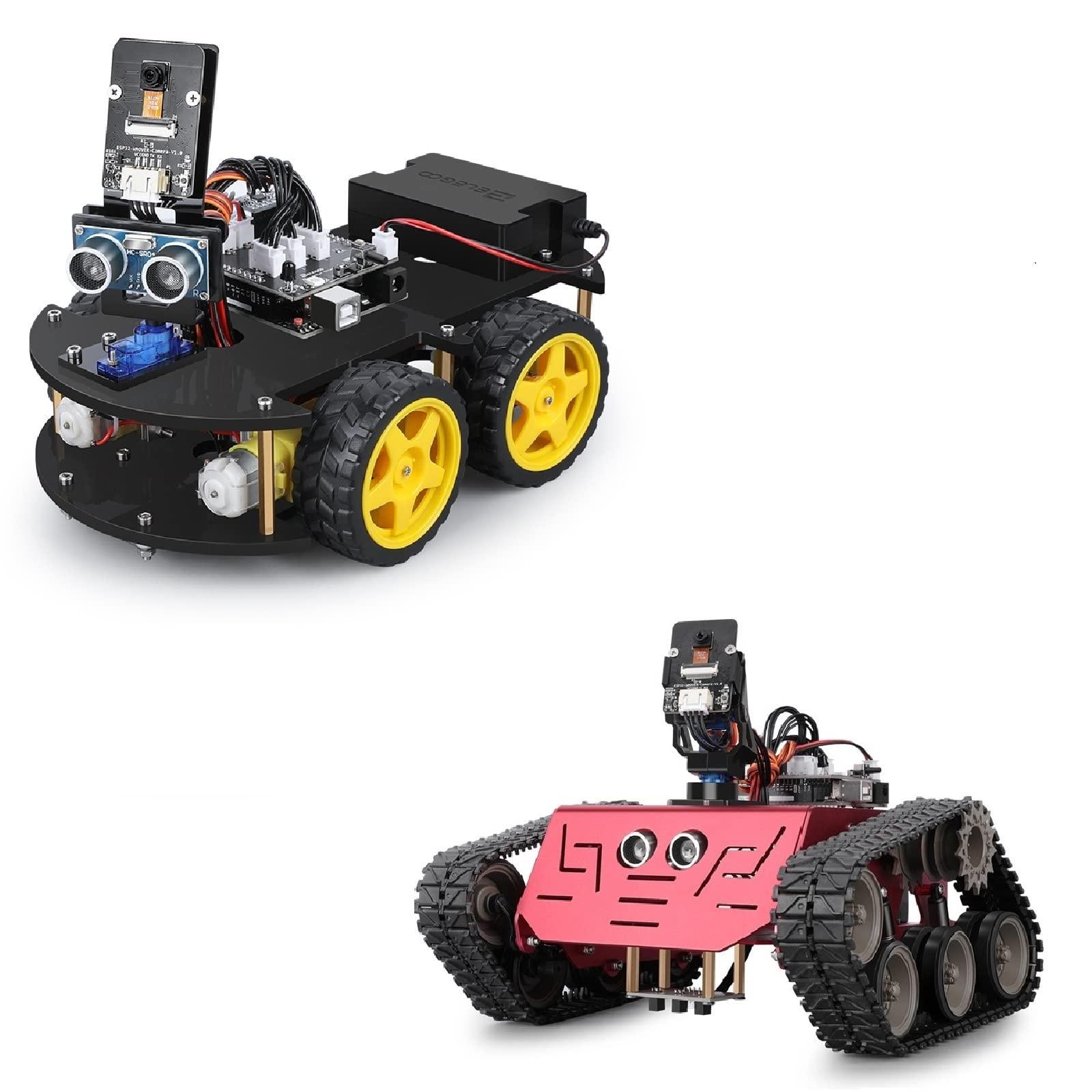 ELEGOO ELEGOO UNO R3 Project Smart Robot Car Kit V4 & ELEGOO Conqueror Robot Tank