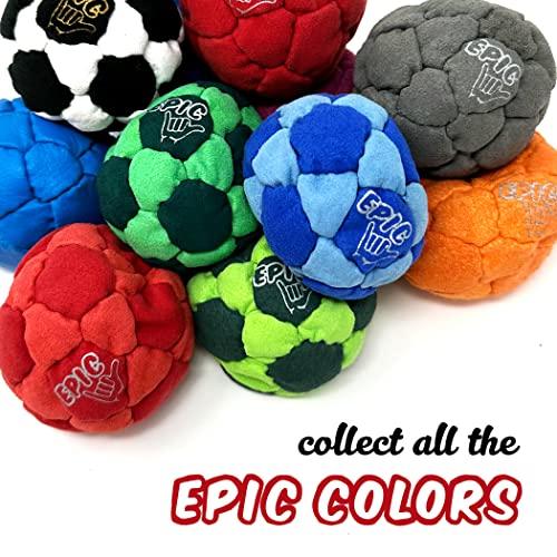 Epic Hacky Saks Epic Hacky Saks Classic Footbag Hacky Sack Balls for Adults and Kids Gray