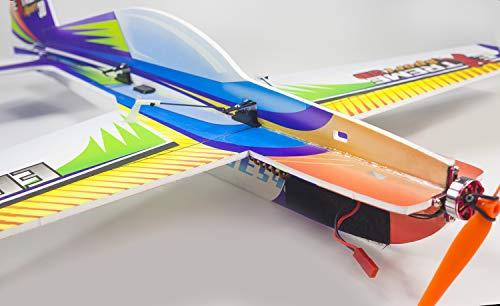 Viloga Viloga RC Plane Kit PP Foam Airplane, 710mm Xtreme Sports Airplane Model Kit to Build, 3D Aerobatic Airplane for Adults Outdoor Fly (KIT+Motor+Servos+6CH Receive RX445(FRSKY D16))