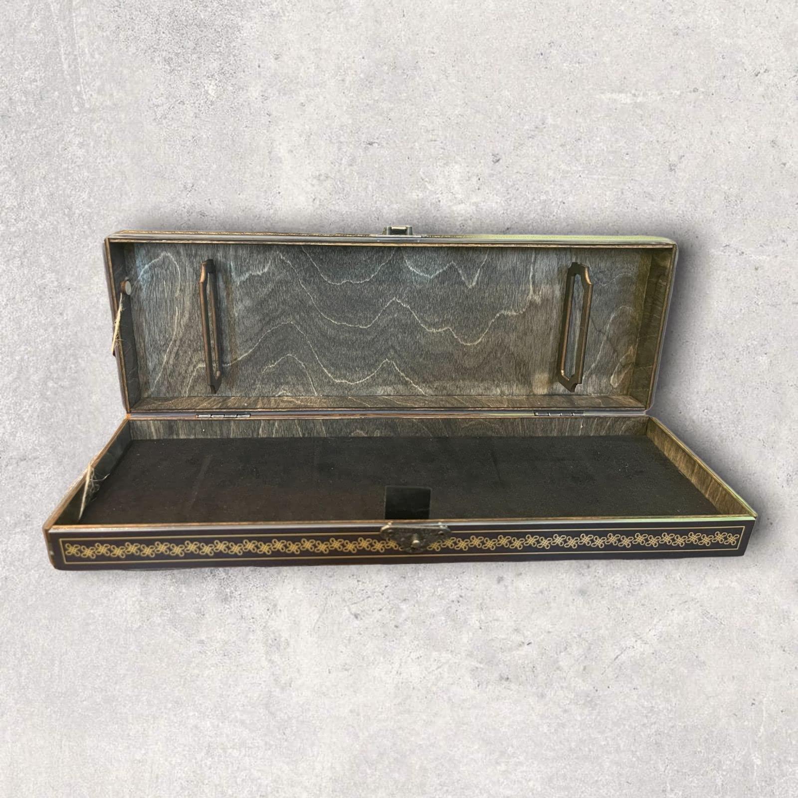 Generic Limited Edition Hand-Made Craft Wood Dominoes for Adult and Kids with Wood Case by Buta Craft