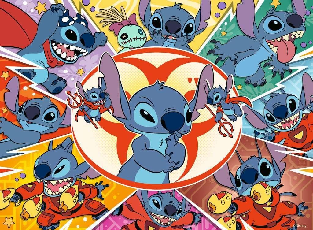 Ravensburger Ravensburger Disney Stitch: in My Own World 100 Piece XXL Jigsaw Puzzle for Kids - Every Piece is Unique, Pieces Fit Together Perfectly