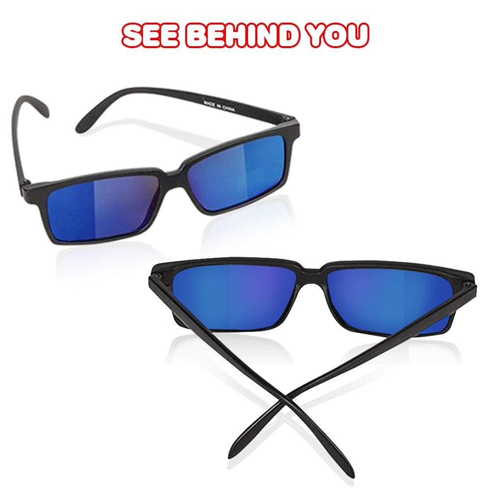 ArtCreativity Spy Glasses for Kids (Set of 3) See Behind You Sunglasses with Rear View Mirrors - Fun Party Favors, Detective Gadgets, Secret Agent Costume Props, Gift Idea for Boys and Girls image-3