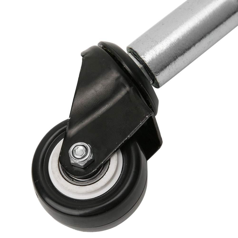 Estink Heavy Duty Spring Loaded Gate Wheel with 110lbs Load Capacity Easy to Move Sturdy Universal Mounting Plate for Wooden Gates