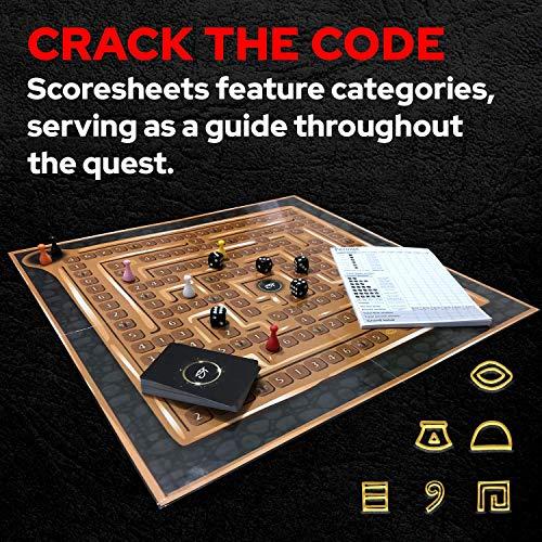 Zolizard Yahtzee Pozinga Board Game for the whole Family | Dice Scoreboard Pawns and Playing Cards