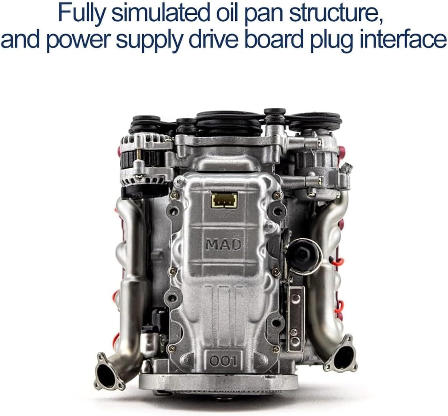 Generic Generic Cison Engine, Cison V8 Engine Kit, Steria Mini V8 Engine Kits That Runs, Cison V8 Engine Model Kit That Runs (1pcs)