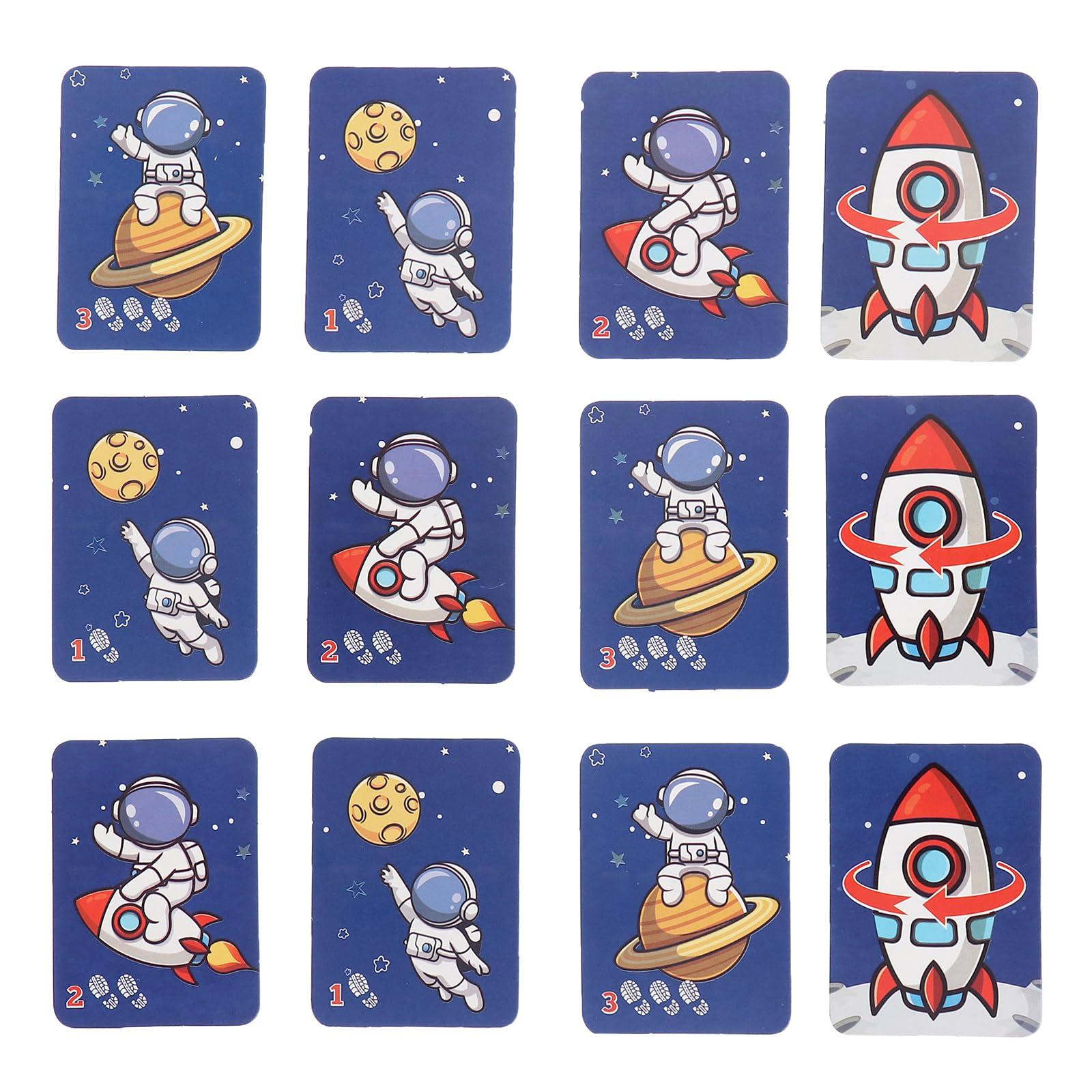 AEVVV Space Race Adventure: Exciting Board Game for Ages 3+, Two Player Space Exploration Journey - Russian Instructions