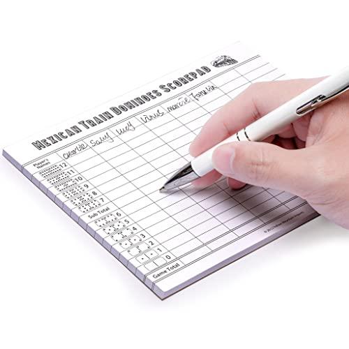 Yellow Mountain Imports Yellow Mountain Imports Mexican Train Dominoes Scorepad - 50 Sheets