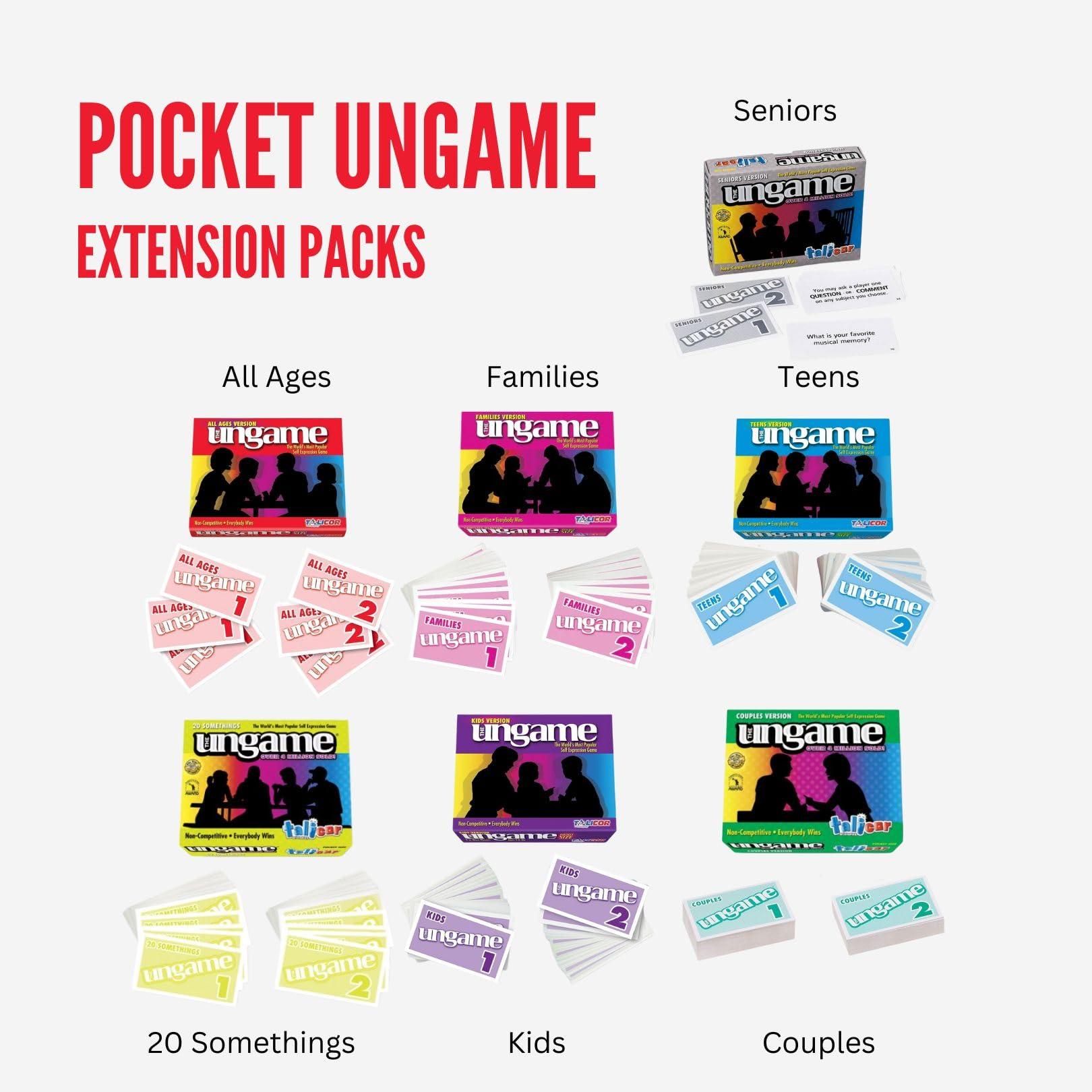 TaliCor The Ungame - Non-competitive Communication Game Encourages Emotional Connection, Communication, and Listening For Families, Couples, and Groups Great for Therapists, Teachers, and Counselors