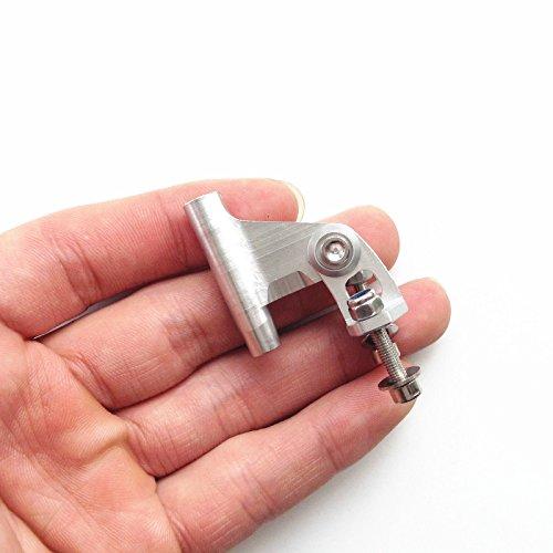 PerfectPlaza PerfectPlaza CNC 31mm Skeg Strut for 1/8" Prop Shaft Cable 75mm Rudder for Motor RC Boat RC#1195