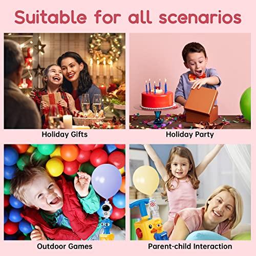 PZJDSR PZJDSR Balloon Launcher Car Toy Set Balloon Powered Car Racers Kit with Pump Rocket Balloons Gift for Kids Above 3 Years Old(yellow)