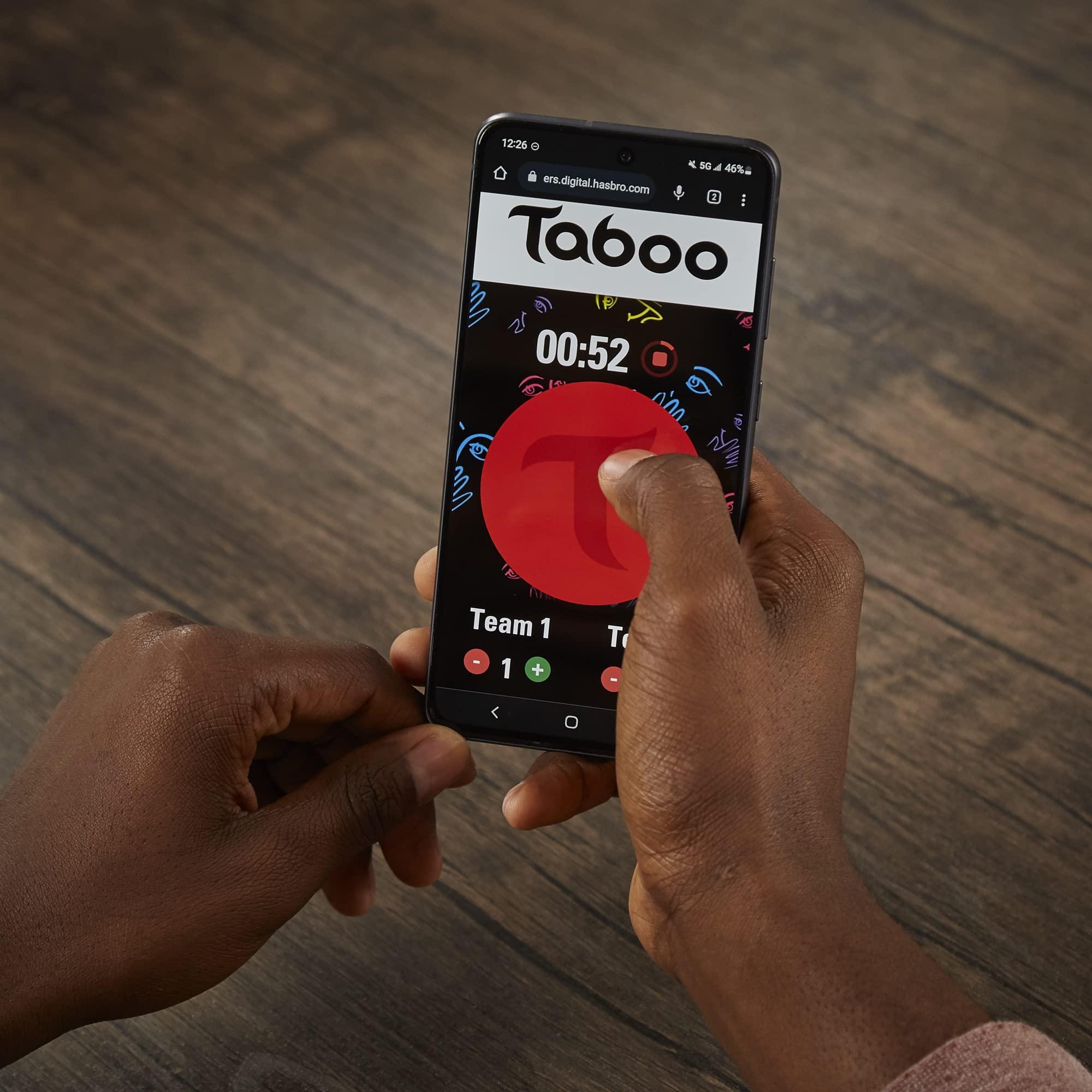 Hasbro Gaming Hasbro Gaming Taboo Classic Game, Party Word Guessing Game for Adults and Teens, Board Game for 4+ Players Ages 13 and Up