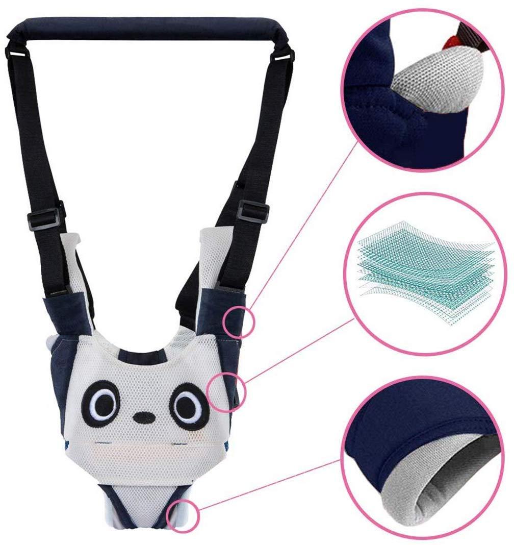 XEMZ Baby Walking Harness for Kids, Adjustable Handheld Baby Walker Safety Stand and Walk Baby Walking Helper, Pulling and Lifting Dual Use Infant Toddler Walking Assistant, for 6+ Months Baby (White)