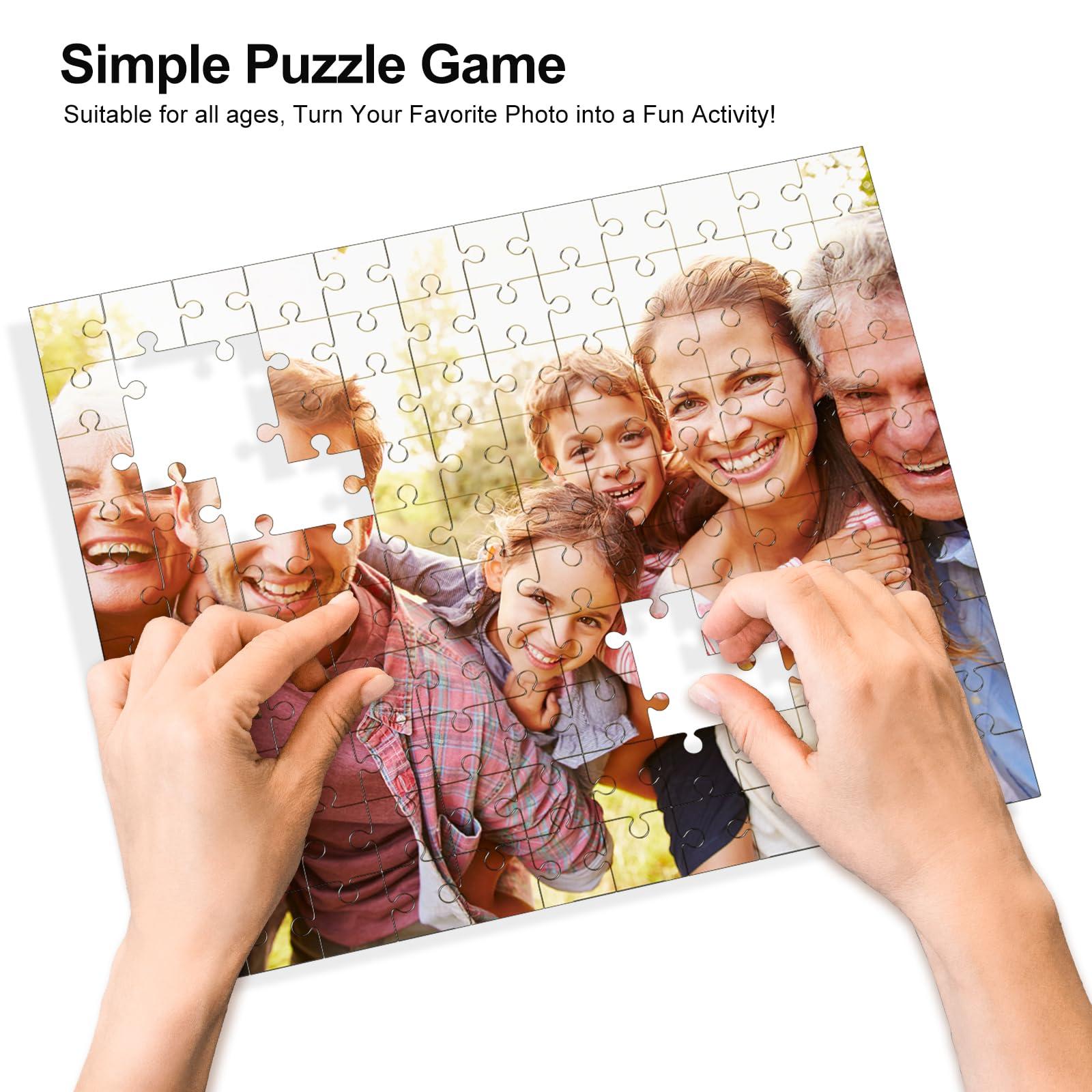 RoyAroma Make a Puzzle from a Photo, Personalized Jigsaw Puzzles 1000 Pieces, Picture Puzzle Custom for All Ages, Perfect for Christmas and Family Fun, Make Your Picture Puzzles with RoyAroma (29.5 * 19.5 in)