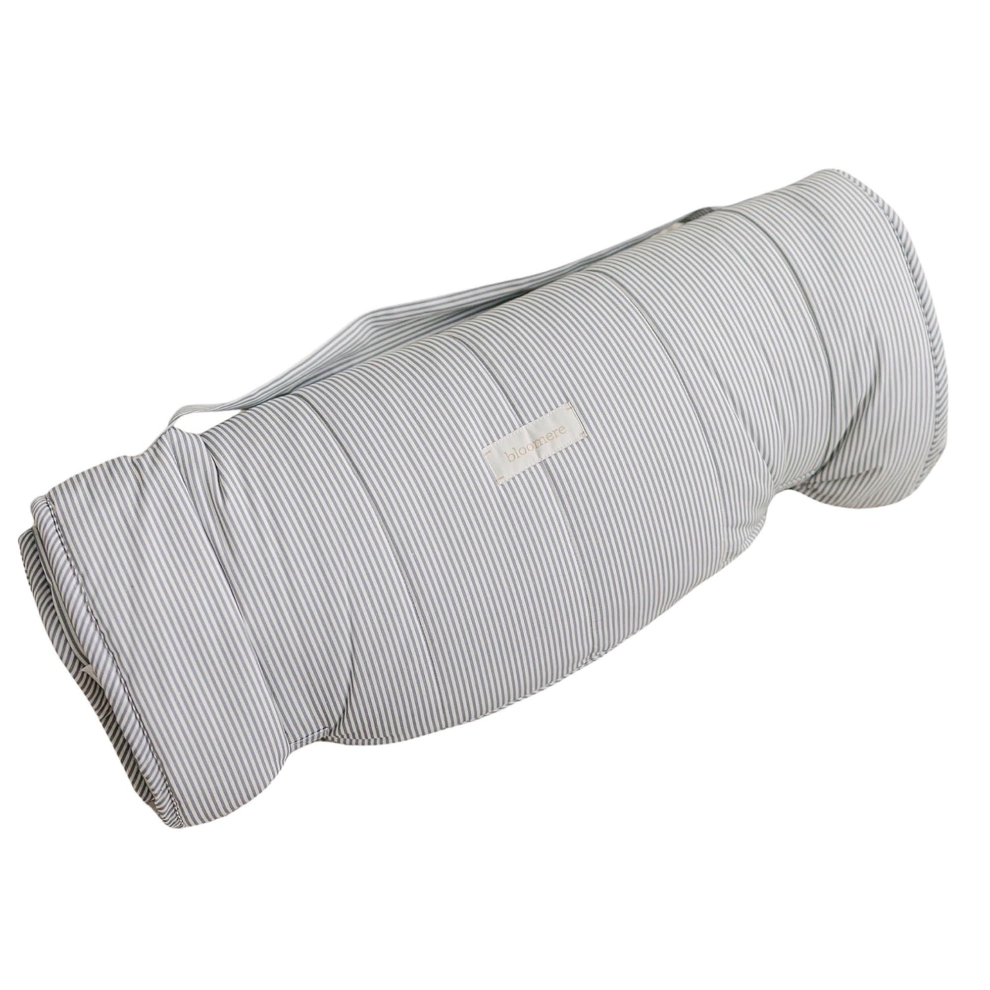 bloomere Bloomere Organic Toddler Nap Mat 100% Cotton Kids Sleeping Mat & Detachable Pillow Sleeping Bag with Soft 1.5 Pad Washable Travel Essentials Ideal Nap Mat for Daycare, Preschool, & Sleepovers