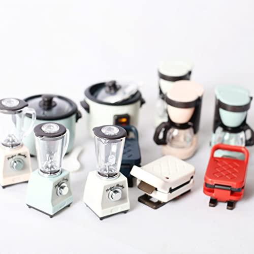 Generic Dollhouse Furniture,Miniature Dollhouse Accessories,1:12 Scale Dollhouse Electric Kettle Kit,Plastic Dollhouse Model,Pack of 2,S17