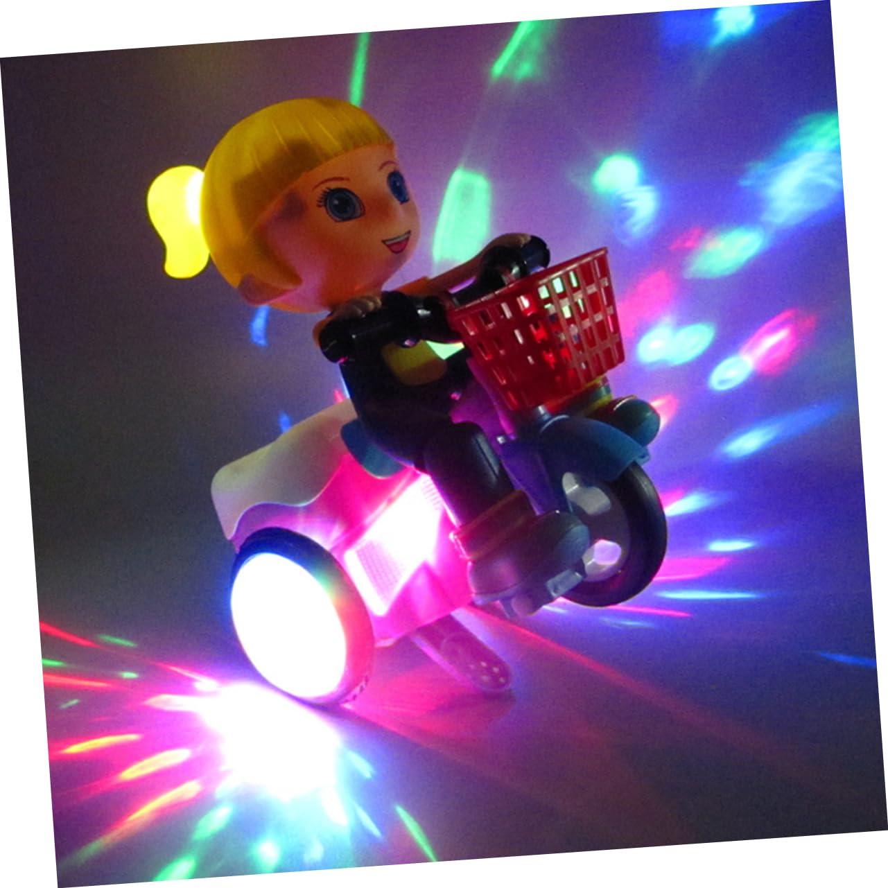 Hemoton HEMOTON Toy Tricycle for Boys and Girls Stunt and Intelligent Led Lights Easy to Install Random Color Toddler Bike