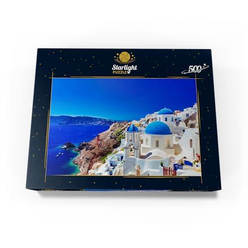 MyPuzzle.com MyPuzzle The Town of Oia On The Island of Santorini Greece - Premium 500 Piece Jigsaw Puzzle for Adults
