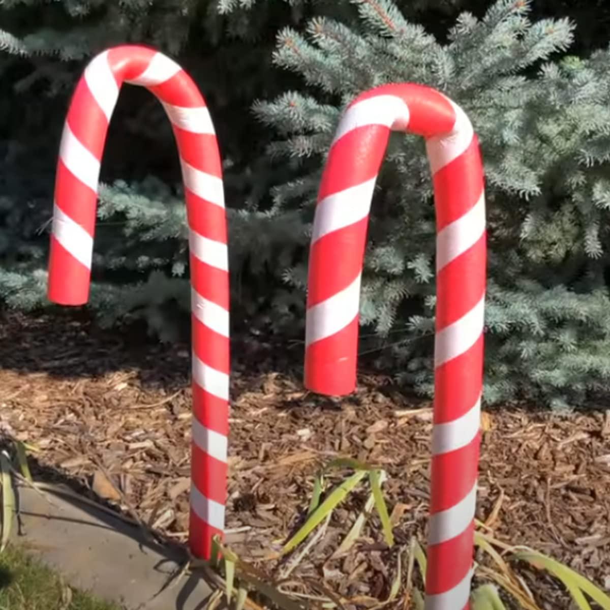 DQFAQYY Pool Noodle 46 Inch Hollow Foam Swim Noodle for Kids Adults Swimming Floating DIY Craft (White Two Pack)