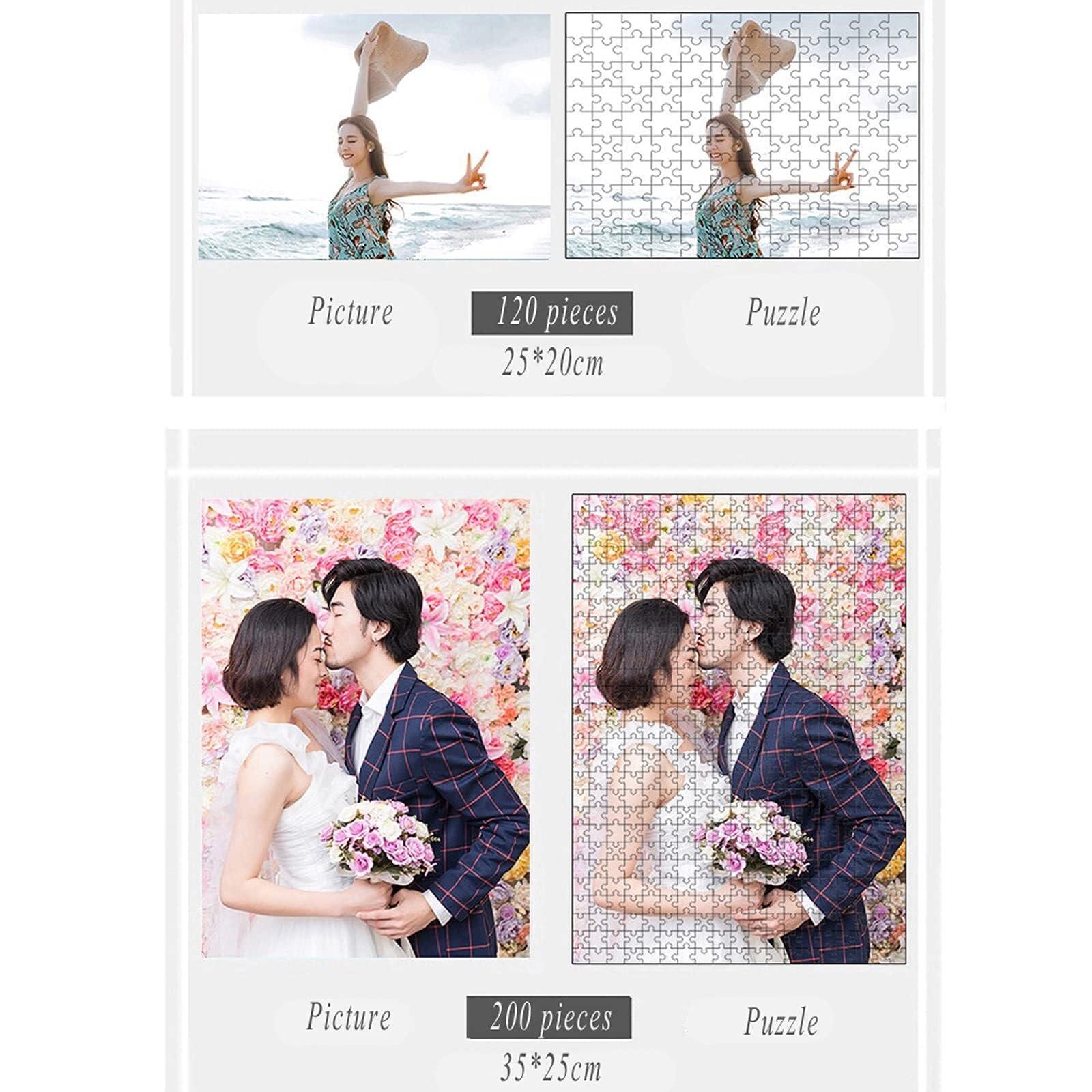 LCPKUTTR Design Personalized Puzzles,Custom Puzzle from Picture Create Your Own Puzzle from Photo - 500/1000 Pieces - DIY Custom Made Photo Puzzles Family Fun, & Stress Relief BD-10402 ( Size : 1000pcs )