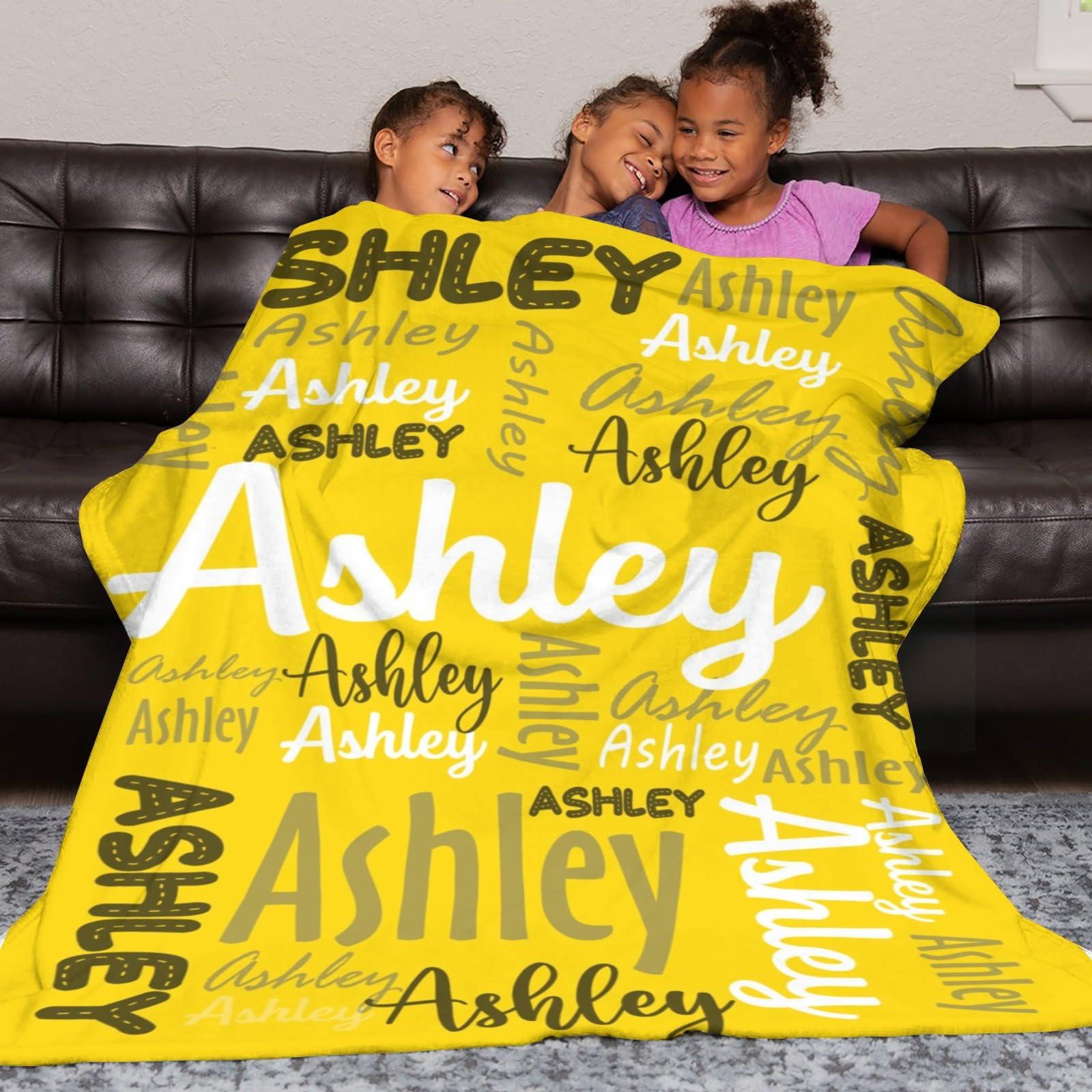 Dr.TOUGH Dr.TOUGH Personalized Blanket for Kids Baby Adults Custom Name Blankets Personalized Blanket with Name Gift for Christmas Birthday Valentines Day
