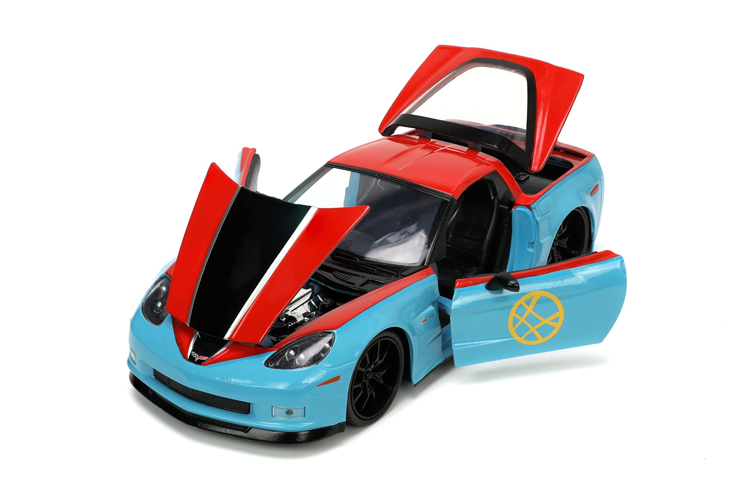 Jada Toys Jada Toys Marvel Doctor Strange 1:24 2006 Chevy Corvette Z06 Die-Cast Car with 2.75\'\' Dr. Strange Figure, Toys for Kids and Adults (32115)