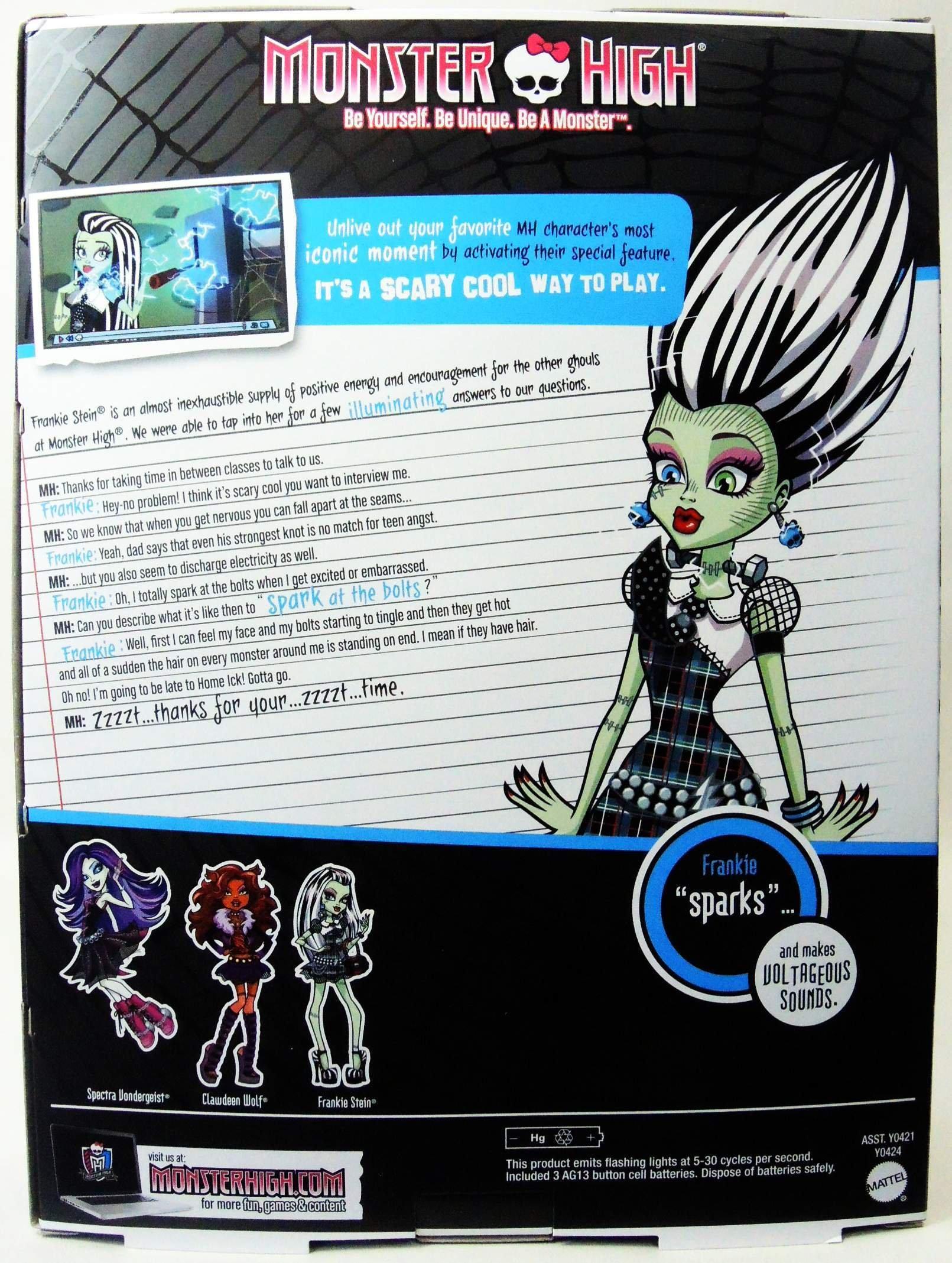 Monster High Monster High It\'s Alive Frankie Stein Doll