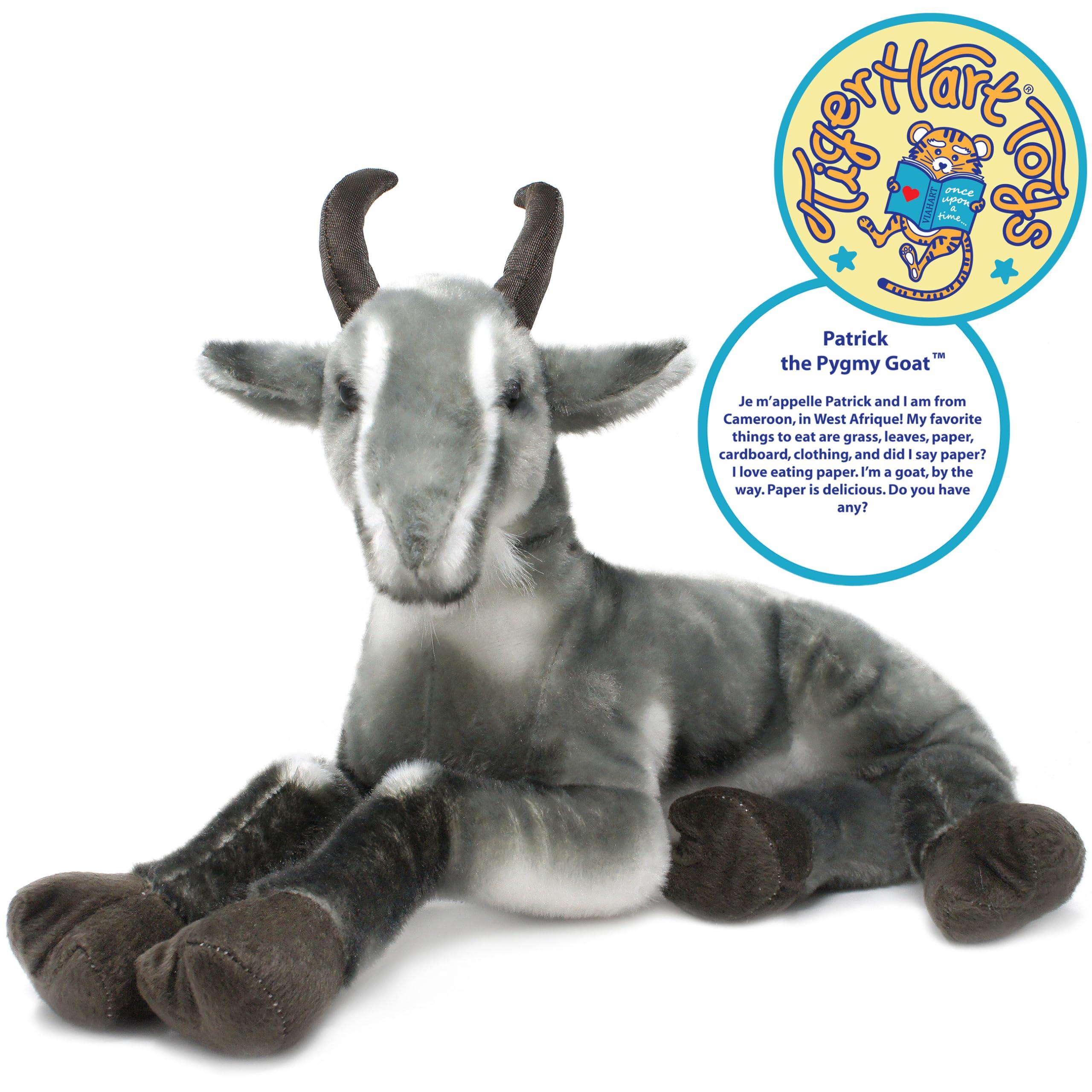 VIAHART TigerHart Patrick The Pygmy Goat - 18 Inch Large Stuffed Animal Plush