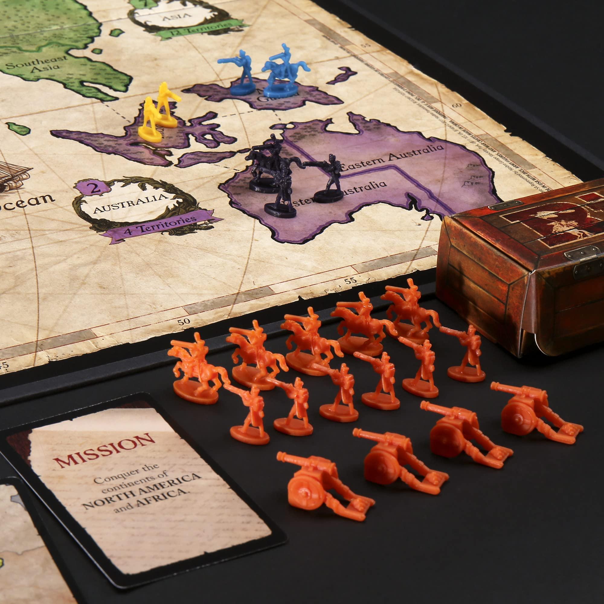 Hasbro Gaming Risk Board Game, Strategy Games for 2-5 Players, Strategy Board Games for Teens, Adults, and Family, War Games, Ages 10 and Up