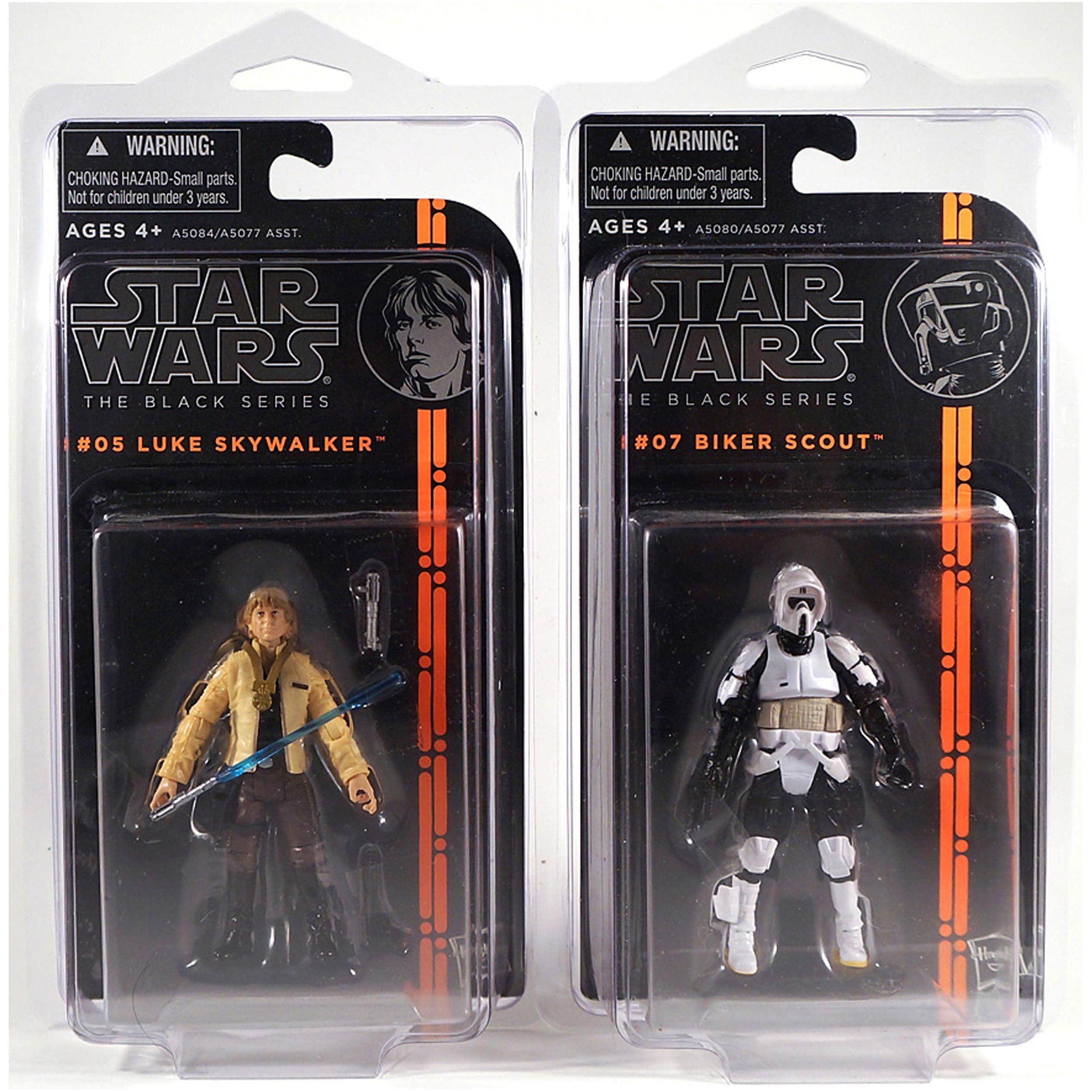 Protech Protech STAR6 Star Case Storage / Display ONLY for Small Star Wars Black Series with Orange Stripe Carded 3.75" Figures, 4.875" W x 9" H x 1.625" D, 100-Pack
