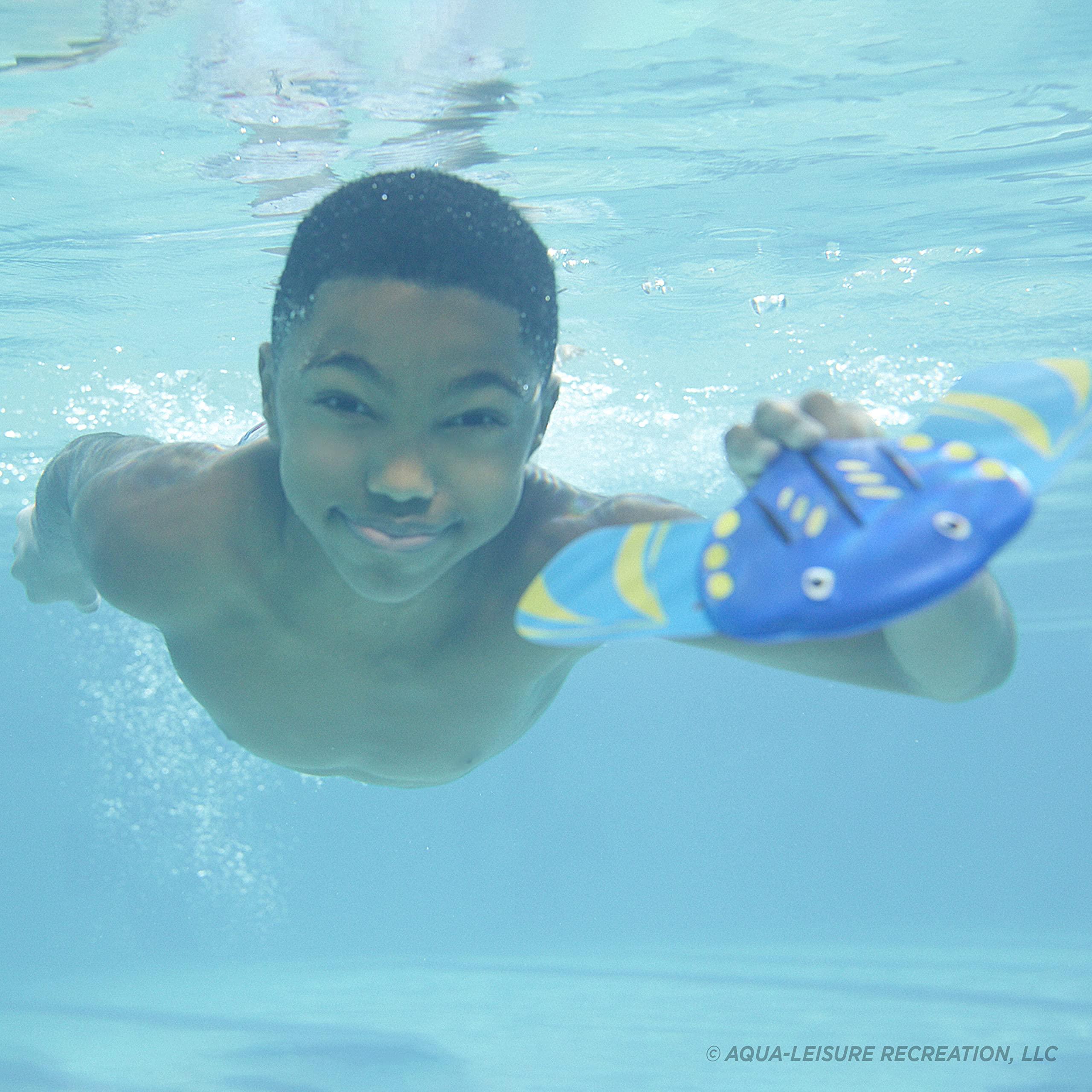 Aqua Leisure Aqua Stingray Underwater Glider, Swimming Pool Toy, Self-Propelled, Adjustable Fins, Travels up to 60 Feet, Dive and Retrieve Pool Toy
