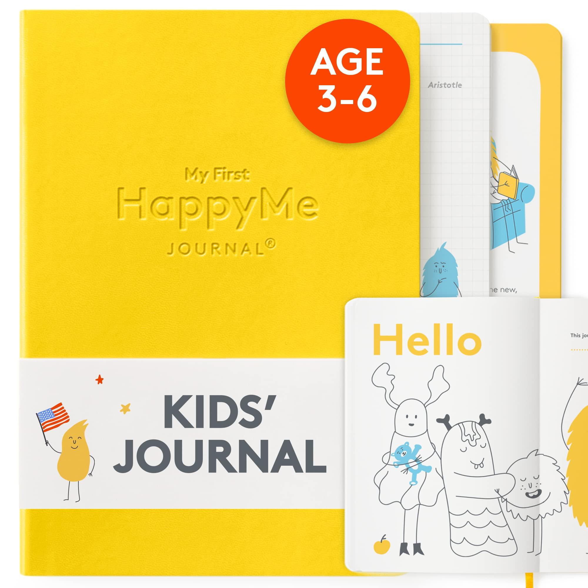 The HappyMe Journal My First HappyMe Journal for Kids: Promote Happiness, Cultivate Positive Habits and Nurture Curiosity for Little Explorers - Interactive Guided Journaling Book for Inquiring Minds of Children Ages 3-6