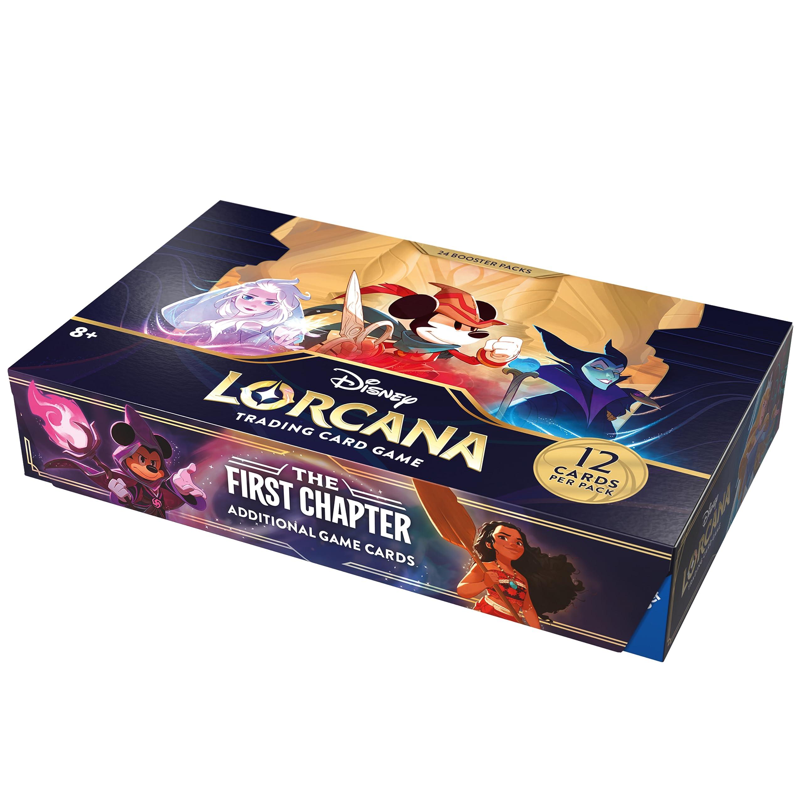 Ravensburger Ravensburger Disney Lorcana TCG: The First Chapter Booster Pack Display | 24 Packs with 12 Trading Cards Each | Ideal for Collectors & Disney Fans | Suitable for Ages 8+