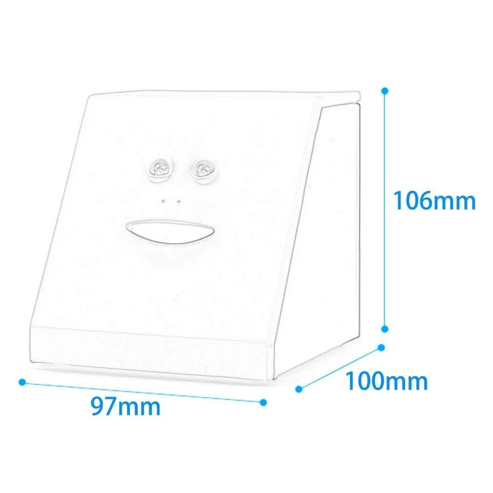 monkeyD Money Eating Box Cute face facebank Piggy Coins Bank Funny Money Coin Economy Bank Kids Toys Gift Home Decor