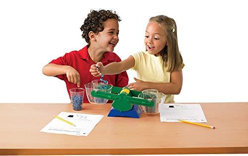 hand2mind hand2mind Plastic Bucket Balance for Kids Ages 5-8, Hands-On Way to Learn About Weight and Measurement, 2 Clear 1/2 Liter Buckets with Spouts for Easy Pouring (Set of 1)