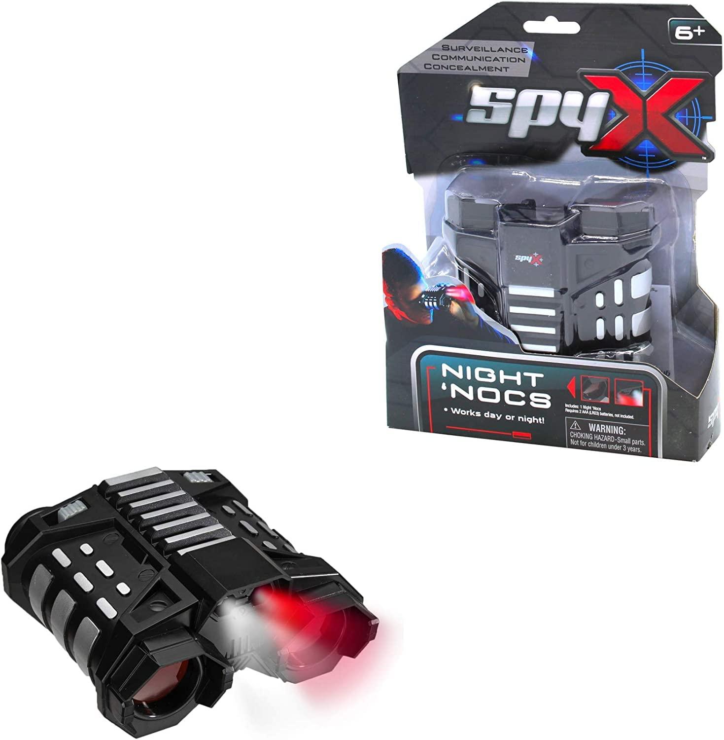 SpyX SpyX / Night Nocs - Binocular Spy Toy with White or Red Light to See in the Dark. Perfect addition for your spy gear collection!