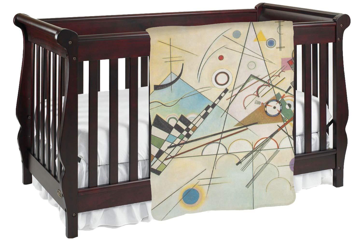Baby Milano Kandinsky Composition 8 Baby Blanket (Double Sided)