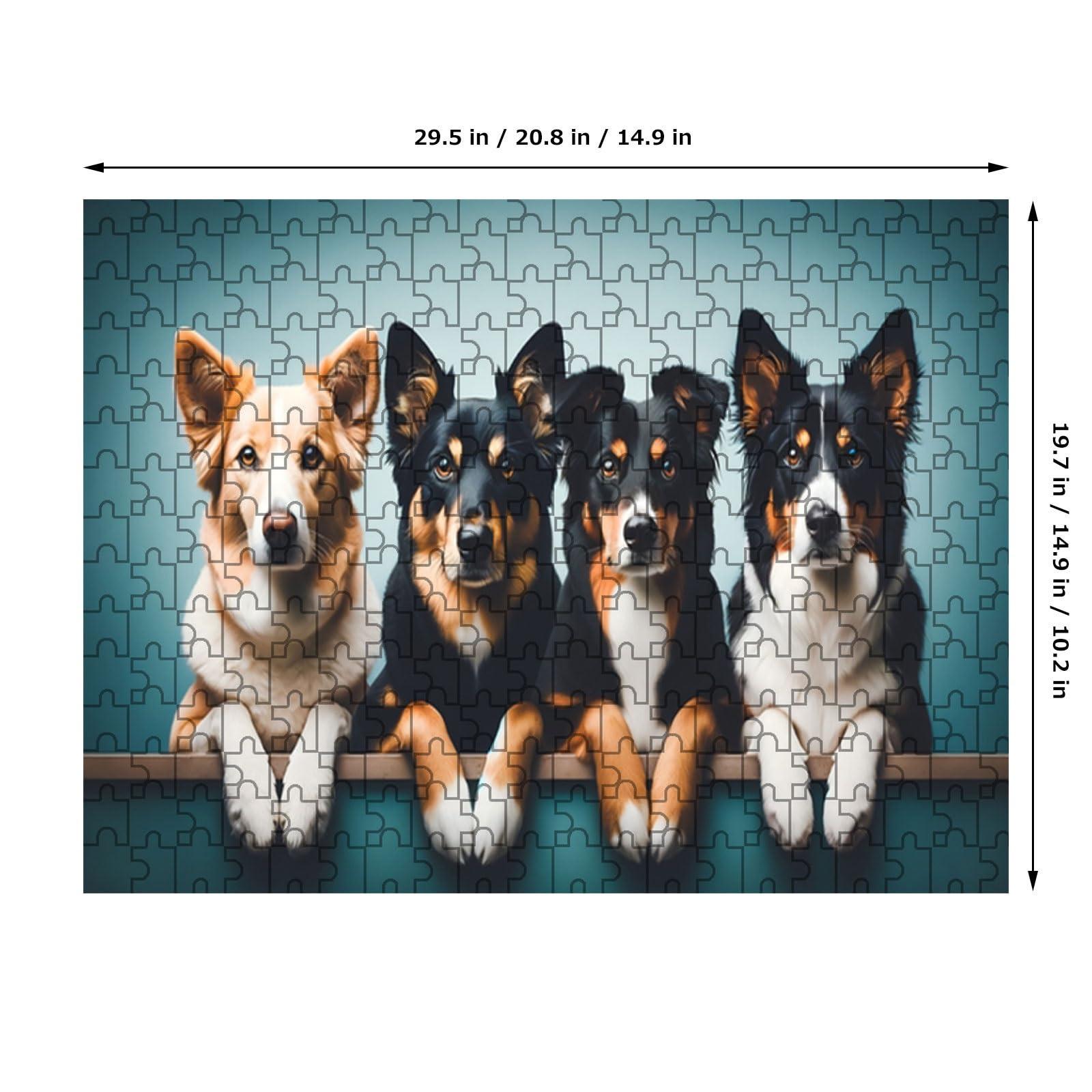 LCPKUTTR LCPKUTTR Photo Puzzle, Custom for Pet Puzzle,500 Piece Personalized Jigsaw Puzzle from Photos, Customize Your Own Puzzle for Kids, Wedding, Graduation BD-10402(Size:500pcs)