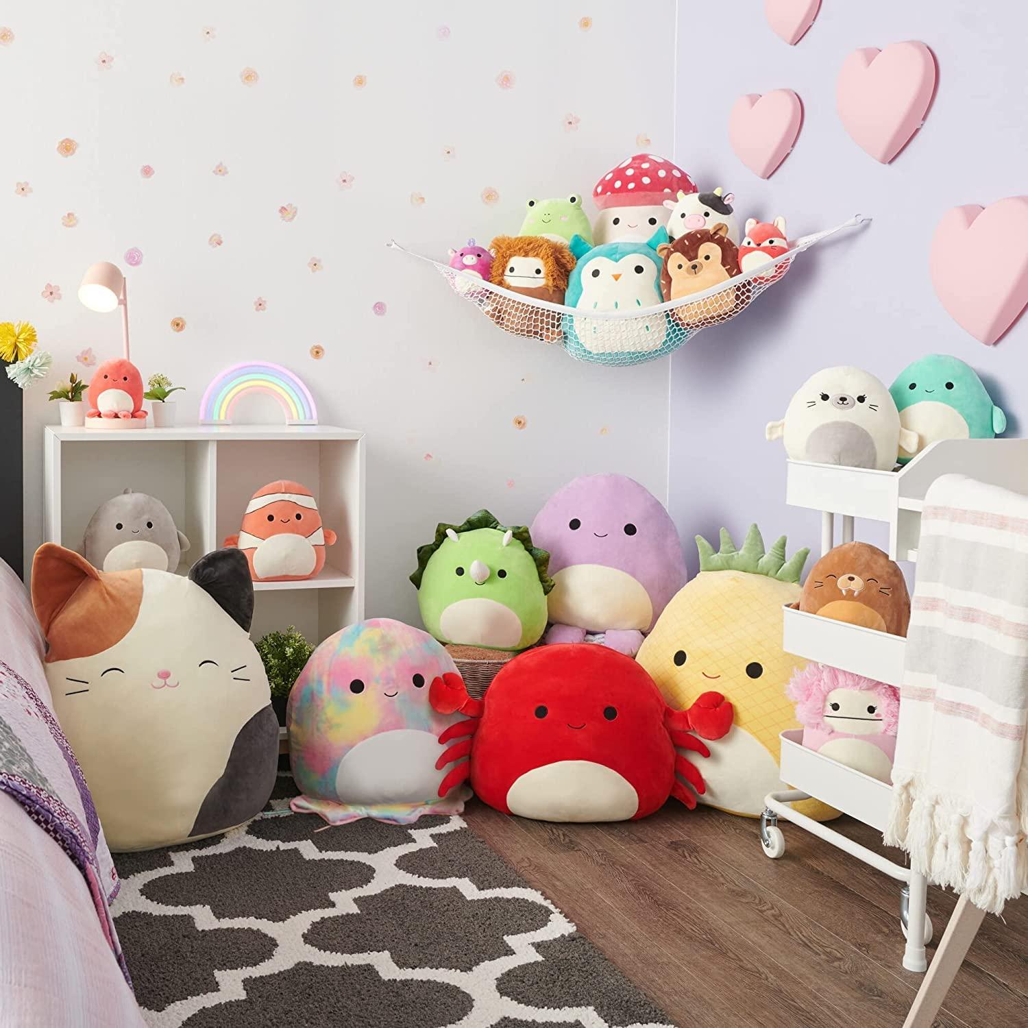 Squishmallow SQUISHMALLOW KellyToy - 8 Inch (20cm) - Xenia The Colourful Fox - Colourful Squad