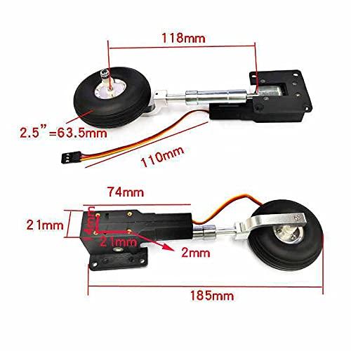 ZYHOBBY RC Electric Retract with Wheel Set Servoless for RC Plane 120 Class Flight Weight: 4-6kg 1set