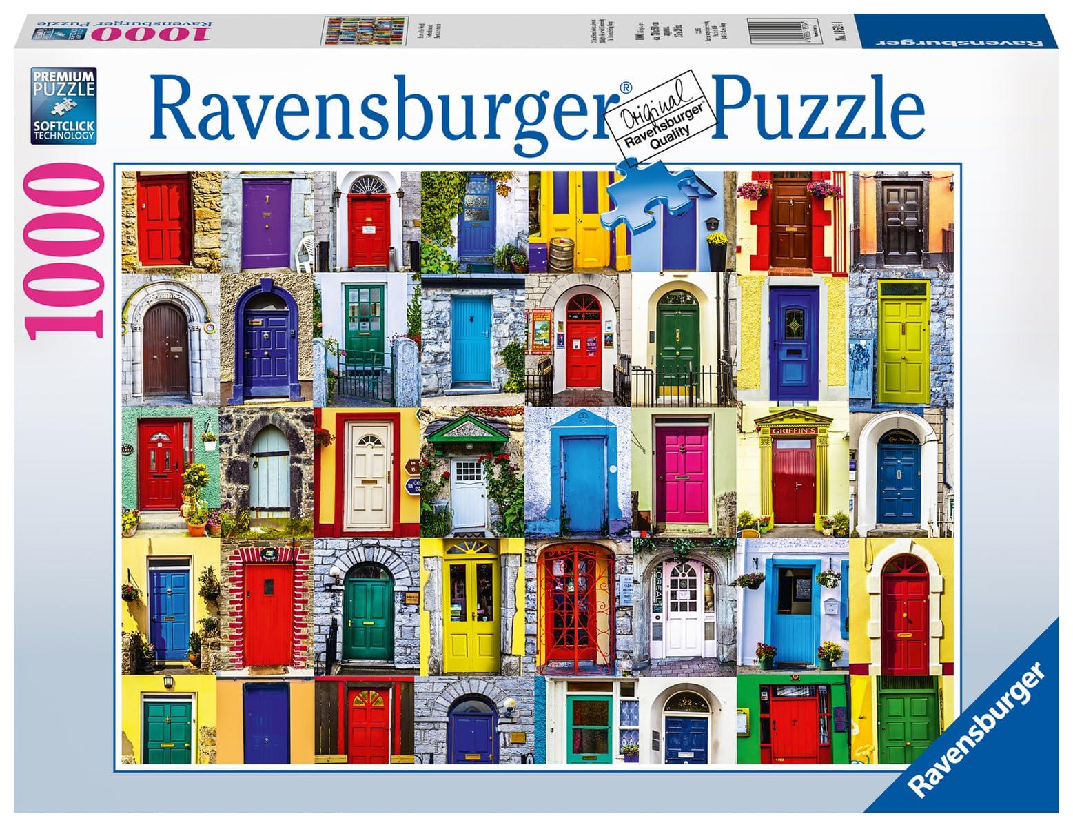 Ravensburger Ravensburger Doors of the World Puzzle - 1000 Unique Piece Jigsaw | Anti-Glare Surface | Ideal for Adults | Perfect for Game Nights | FSC Certified Materials