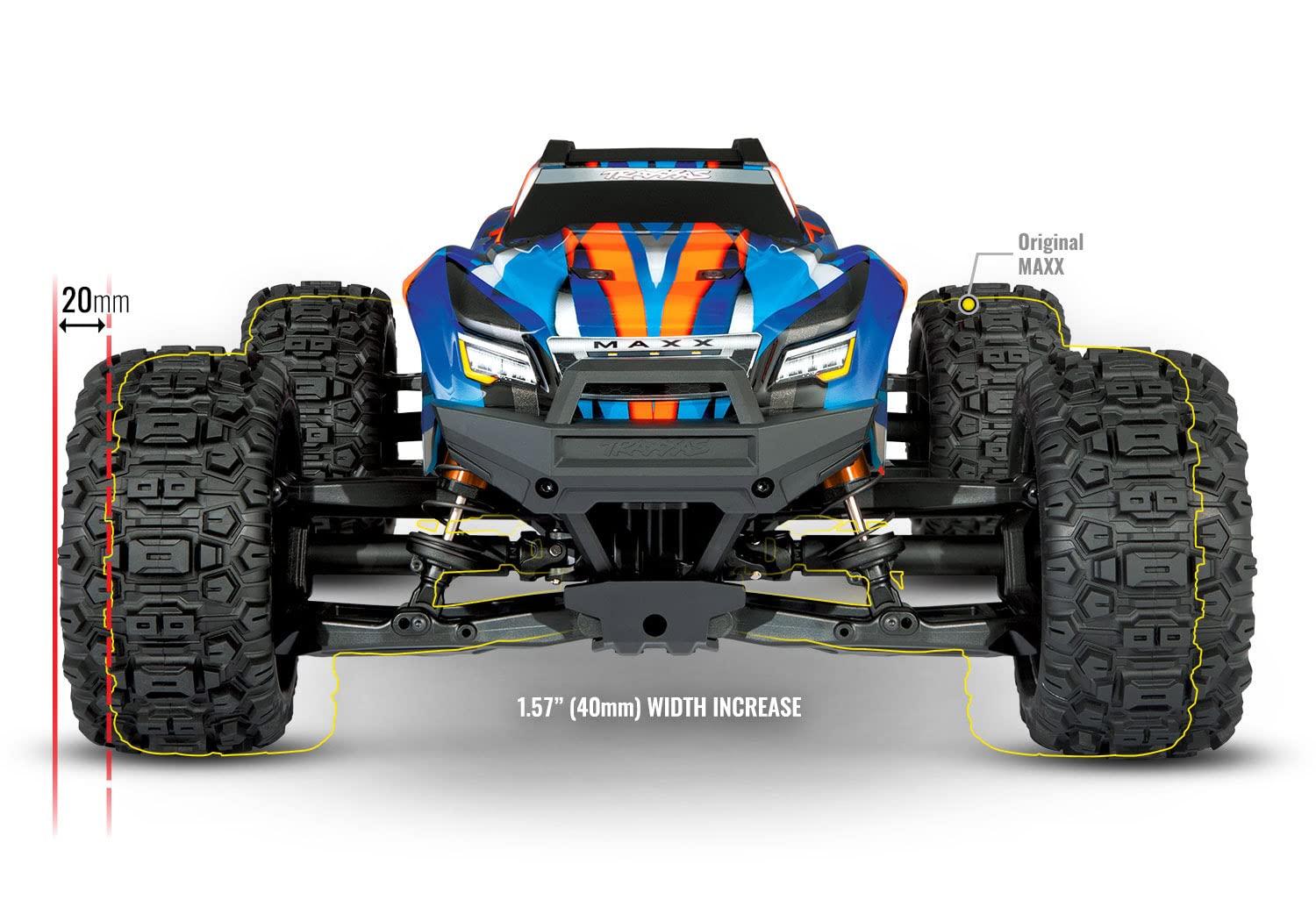 Traxxas TRAXXAS Maxx Wide Green 1:10 RC Model Car Monster Truck 4WD RTR 2.4GHz