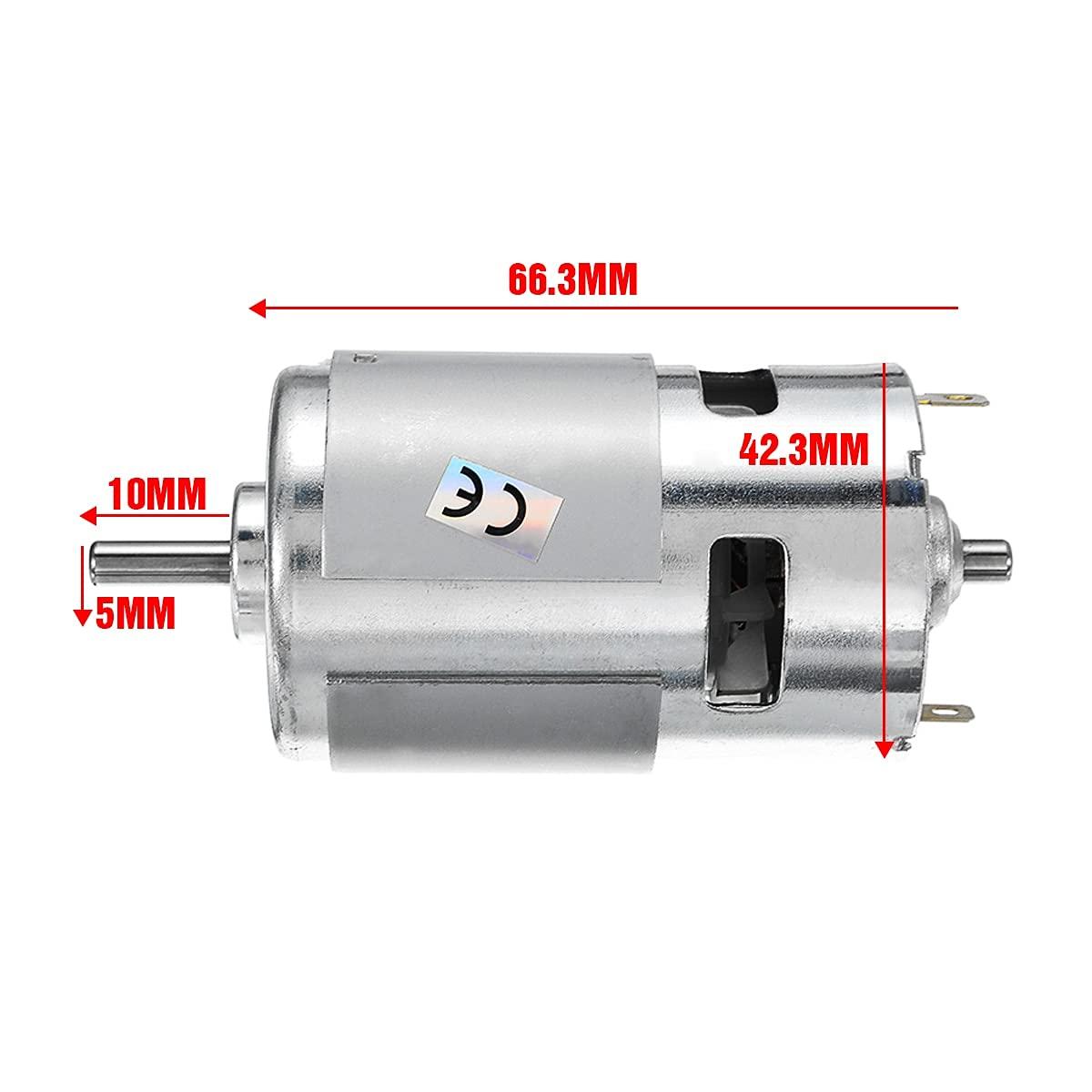 FFIME Gear electronic starter,Mini electronic starter,Micro electronic starter,1PC DC 775 24V 15000RPM High Speed Large Torque DC electronic starter Electric Power Tool New Motors & Parts DC electronic star