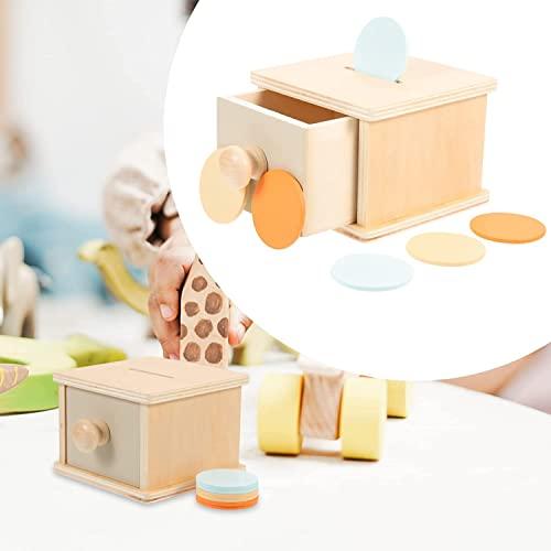 YAANI YAANI Montessori Coin Box, Baby Toys 6-12 Months, Montessori Toys for 1 Year Old, Sensory Toys, Toddler Toys, Baby Boy Gifts, Toys for Girls, Baby Girl, Toys for 2 Year Old, Montessori Toys
