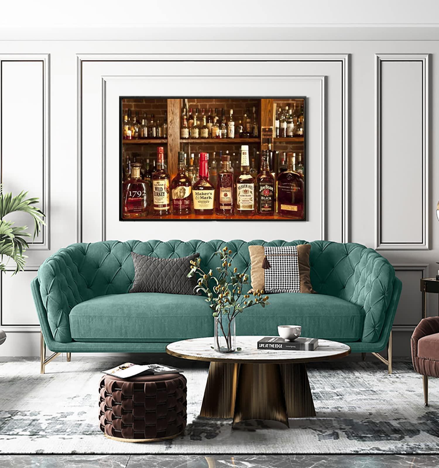 BAIMAN 1000 Pieces Large Whiskey Jigsaw Puzzles for Adults and Teens Ages 12 and Up Intellectual Puzzles Personalized Gift Ideal for DIY,Relaxation,Hobby,Entertainment 19.7x27.6 Inches